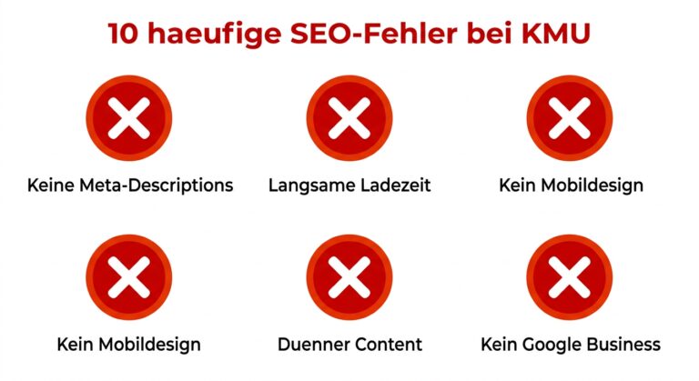 10 häufige SEO-Fehler bei KMU: Fehlende Meta-Descriptions und mehr